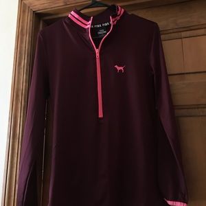 VS Pink Quarter Zip
